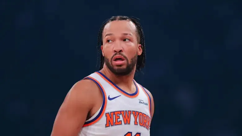 “New York Knicks starting lineup on the court as team evaluates recent defensive struggles.”